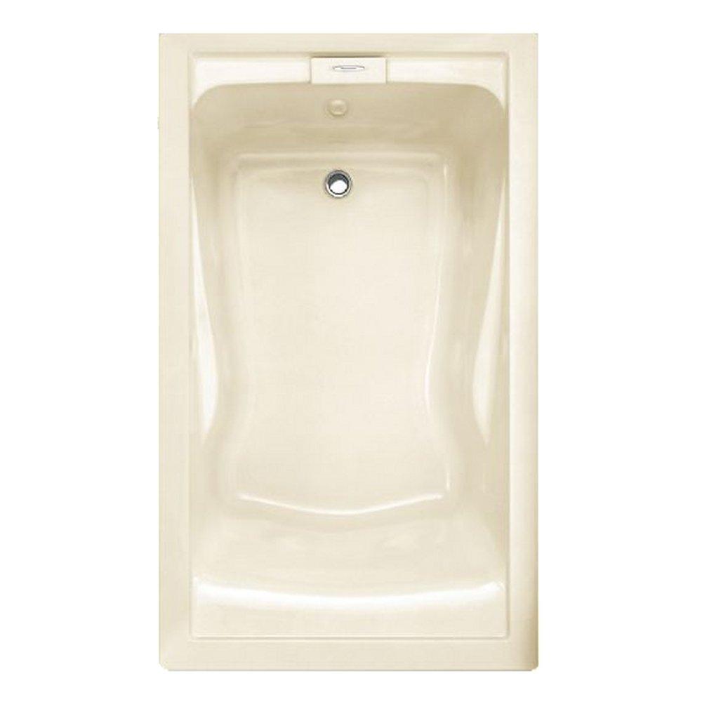 American Standard Linen 60 x 36 in. Soaker Drop-In Bathtub with Reversible Drain 