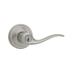 Smart Key Lever in Satin Nickel