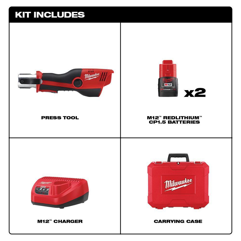 Milwaukee® Red Press Tool Kit 