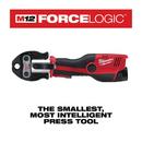 Milwaukee&reg; Red 0.5 - 1.25 in. Battery Press Tool 