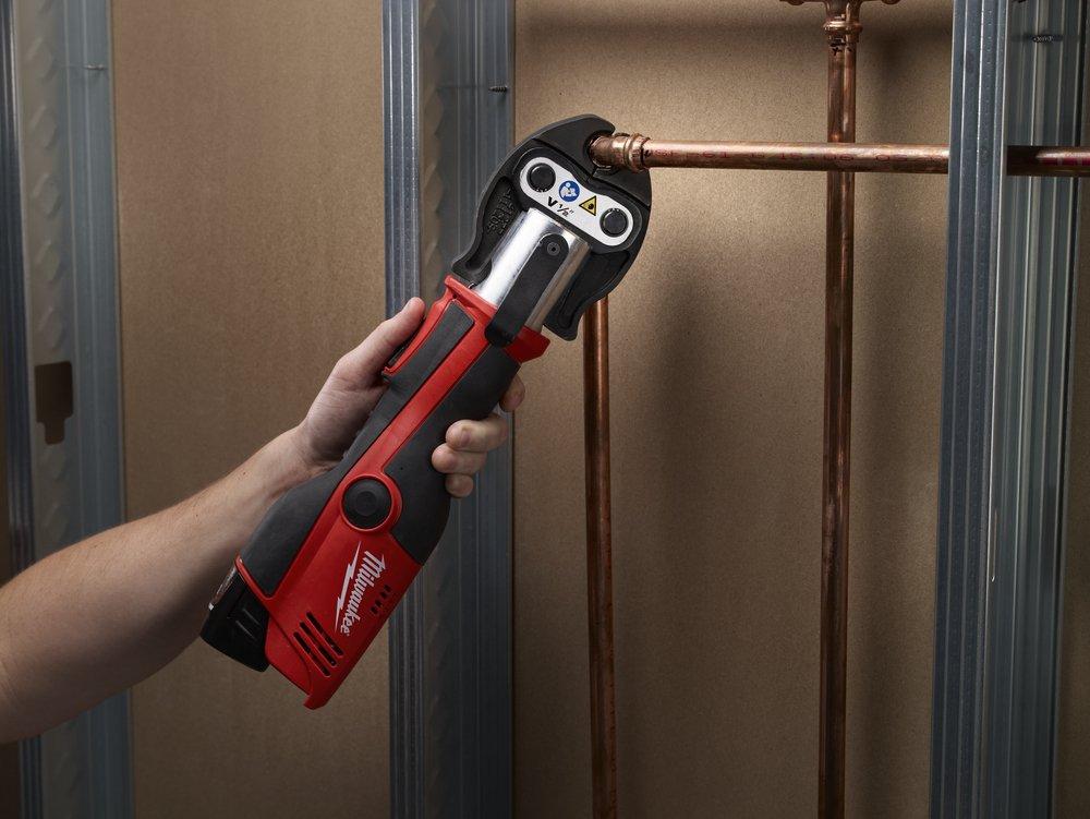 Milwaukee® Red 0.5 - 1.25 in. Battery Press Tool 