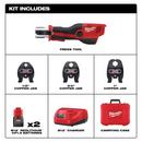 Milwaukee&reg; Red 0.5 - 1.25 in. Battery Press Tool 