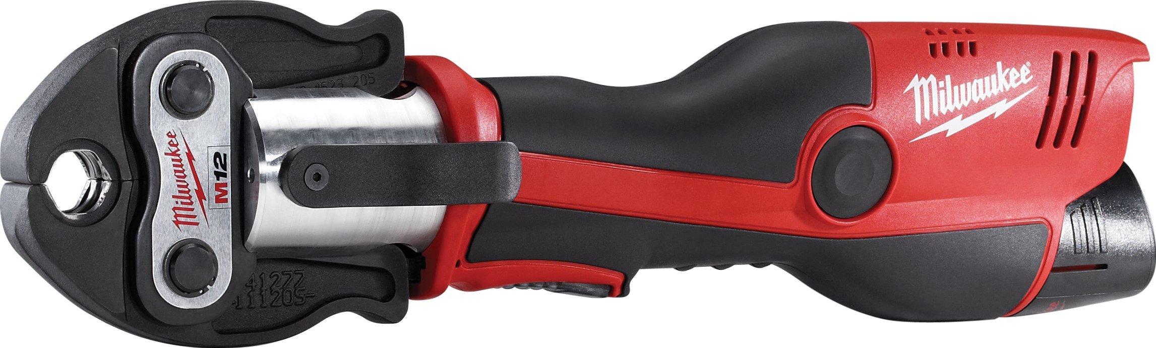 Milwaukee&reg; Red 0.5 - 1.25 in. Battery Press Tool 