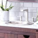 Native Trails Brushed Nickel 18 X 15 0 Hole Copper Self-Rimming OVAL Lavatory *MAELOT Brushed Nickel 