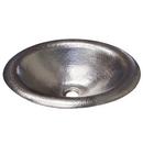 Brushed Nickel 18 X 15 0 Hole Copper Self-Rimming OVAL Lavatory *MAELOT Brushed Nickel 