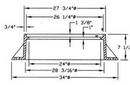 34 in. Standard Manhole Frame Only