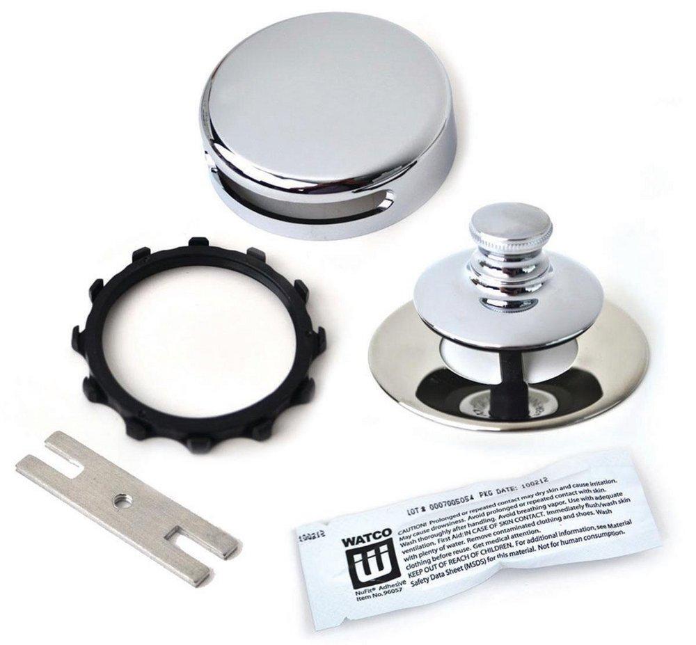 Watco Polished Chrome 3-1/2 in. Push Pull Trim Kit 