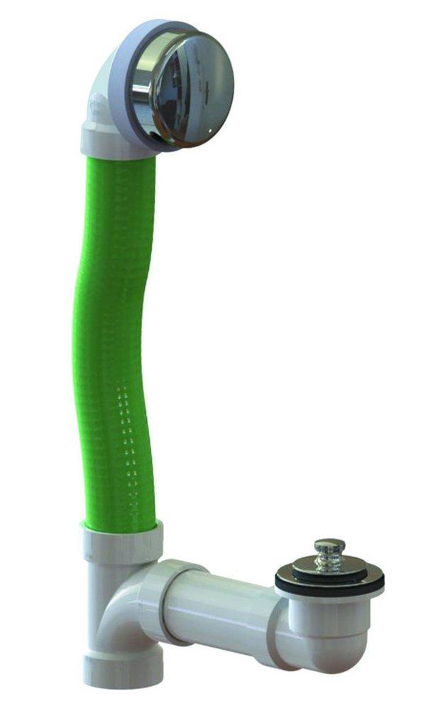 Watco Chrome Plated 24 in. Plastic Push-Pull Drain 