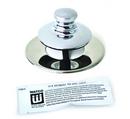 2-7/8 in. Plastic, Stainless Steel Push Pull Drain in Chrome