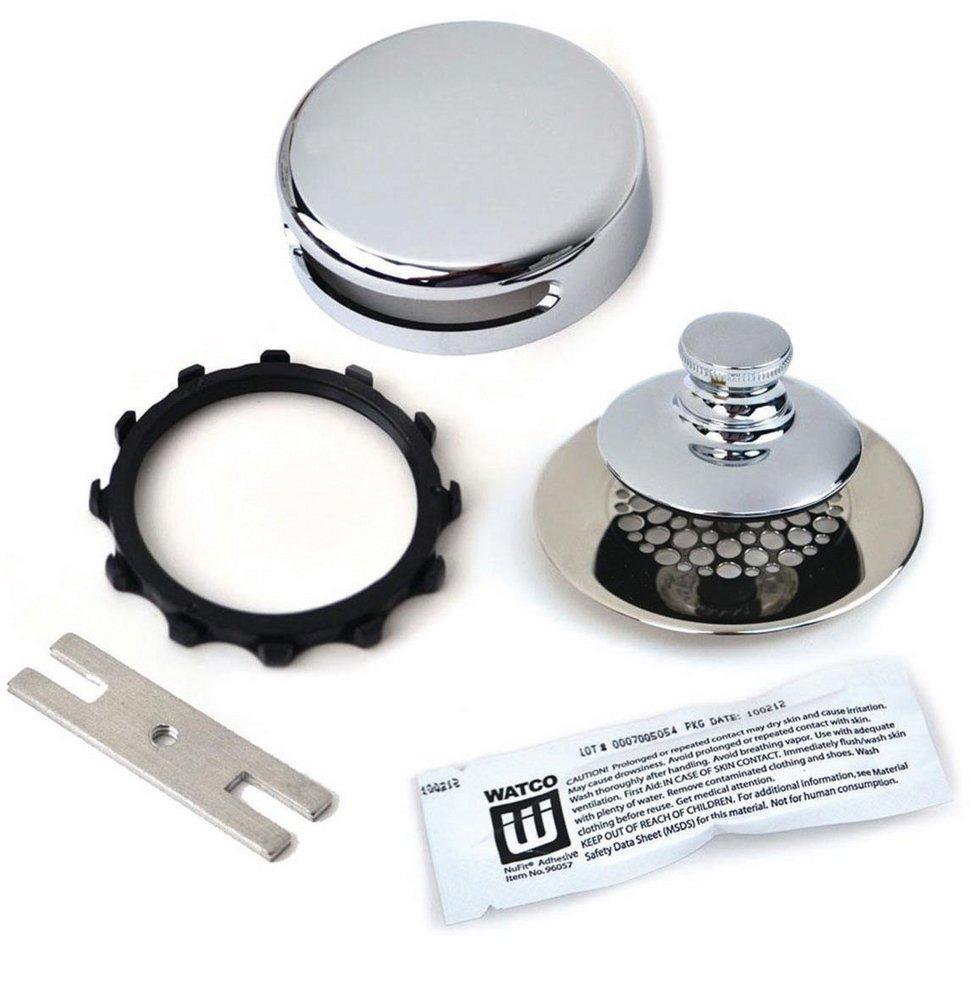 Watco Polished Chrome 3-1/2 in. Push Pull Trim Kit 