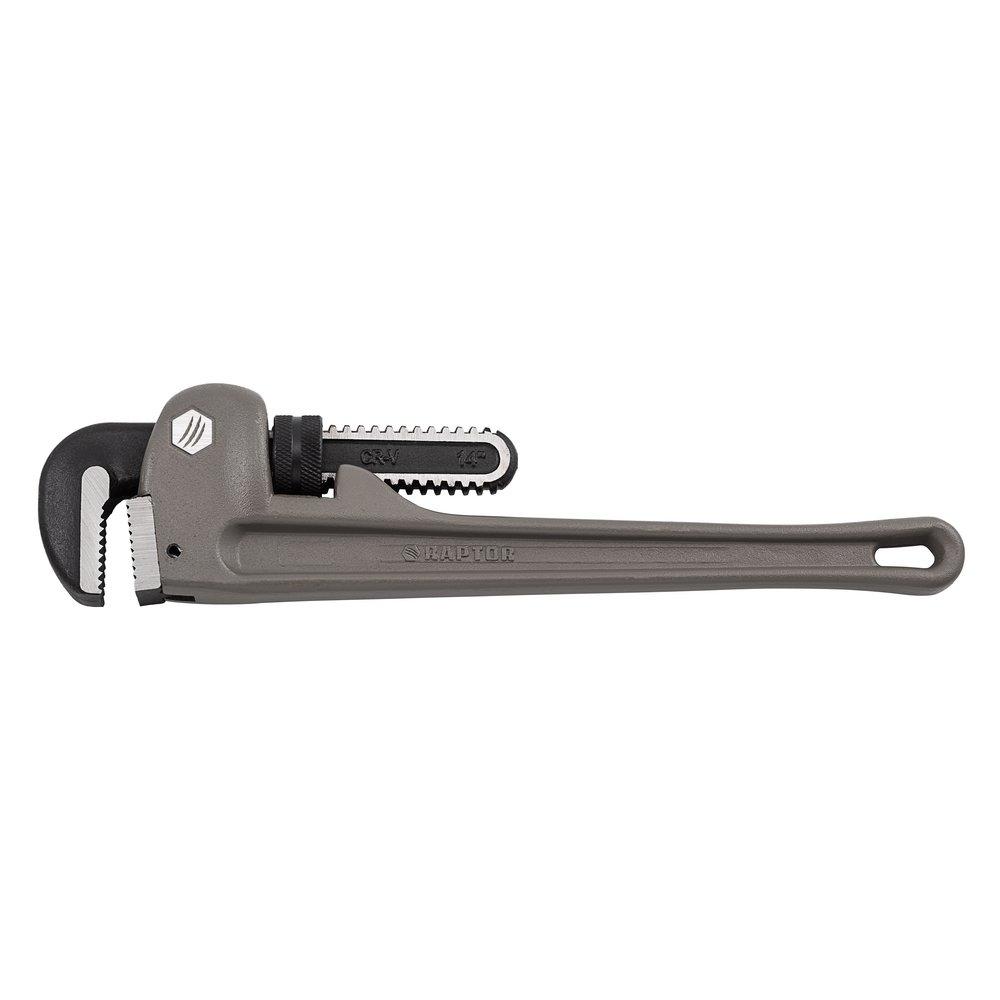 RAPTOR® Grey Aluminum Pipe Wrench 