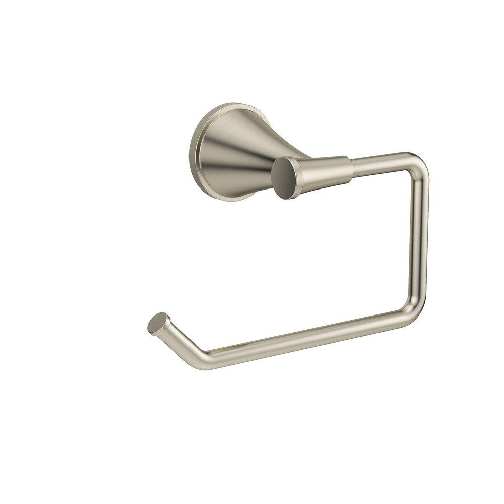 PROFLO® Brushed Nickel Rectangular Open Towel Ring 