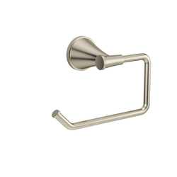Rectangular Open Towel Ring in Brushed Nickel
