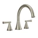 PROFLO&reg; Brushed Nickel Two Handle Roman Tub Faucet Trim Only 