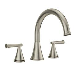 Two Handle Roman Tub Faucet in Brushed Nickel (Trim Only)