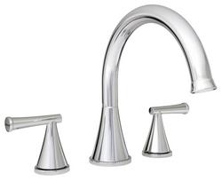 Two Handle Roman Tub Faucet in Chrome