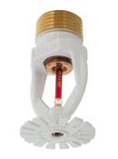 1/2 in. MNPT 5.6K 155F Polyester, Brass and Bronze Residential Standard Sprinkler Head Pendent in White