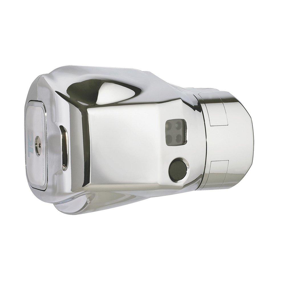 Rubbermaid Polished Chrome Closet Clamp System Auto Flush in Polished Chrome 