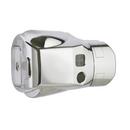 Rubbermaid Polished Chrome Closet Clamp System Auto Flush in Polished Chrome 