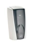 10-9/10 in. Wall Mount Foam Soap Dispenser in Black Pearl and White