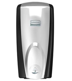 Touch and Free Soap Dispenser in Black and Polished Chrome
