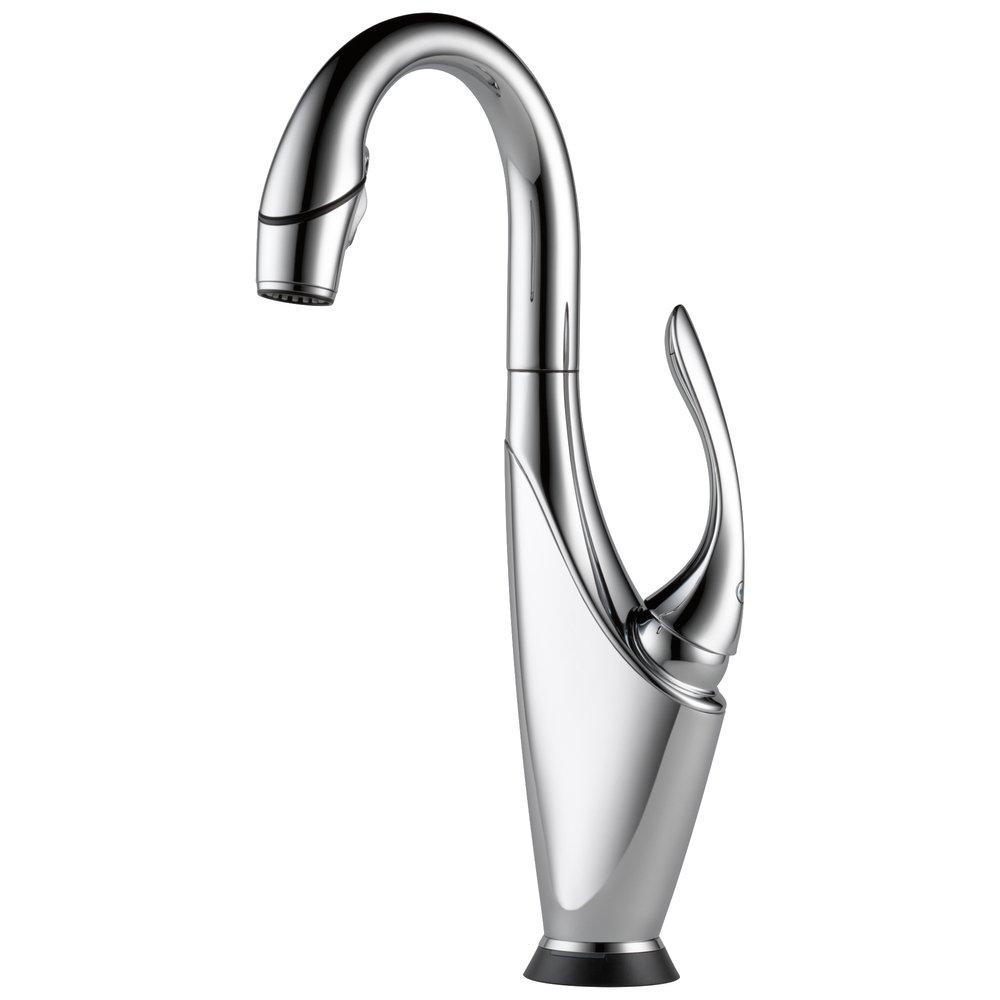 Brizo Chrome Single Handle Lever Handle Bar Faucet 