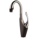 Single Handle Lever Handle Bar Faucet in Cocoa Bronze with Stainless Steel