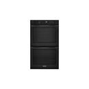 30 in. Self Cleaning Convection Double Wall Oven in Black