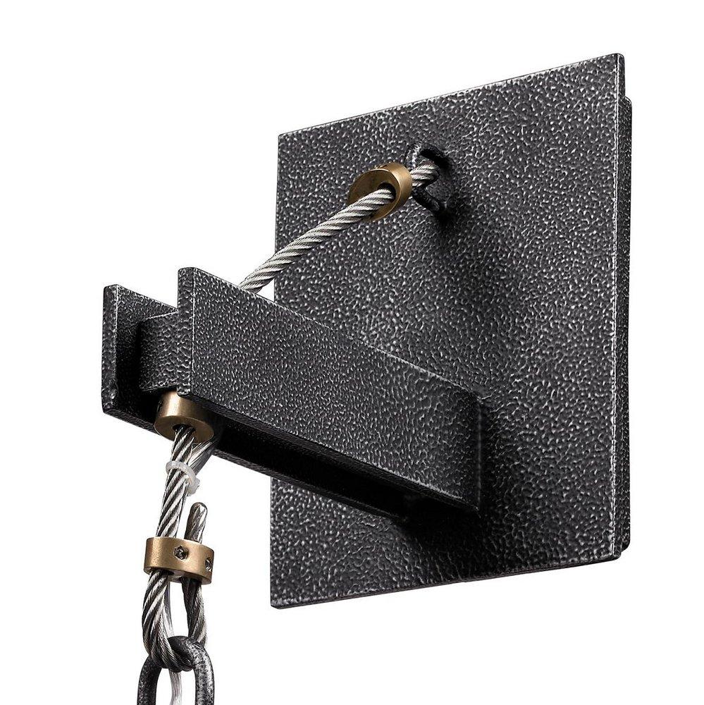 Troy-CSL Lighting Old Silver 60 W 1-Light Candelabra Sconce 