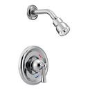 CFG Chrome Pressure Balancing Cycling In-Wall Valve with Single Lever Handle and Water-Saving Showerhead 