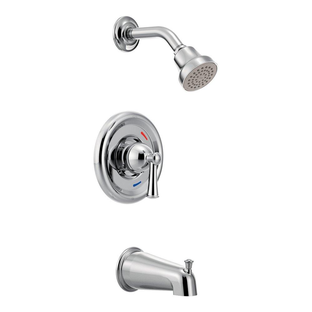 Cleveland Faucet Group Polished Chrome Single Handle Bathtub & Shower Faucet (Trim Only) 
