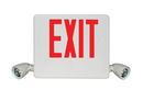 LED Exit/Emergency Combo Light Remote Capacity Red Letters