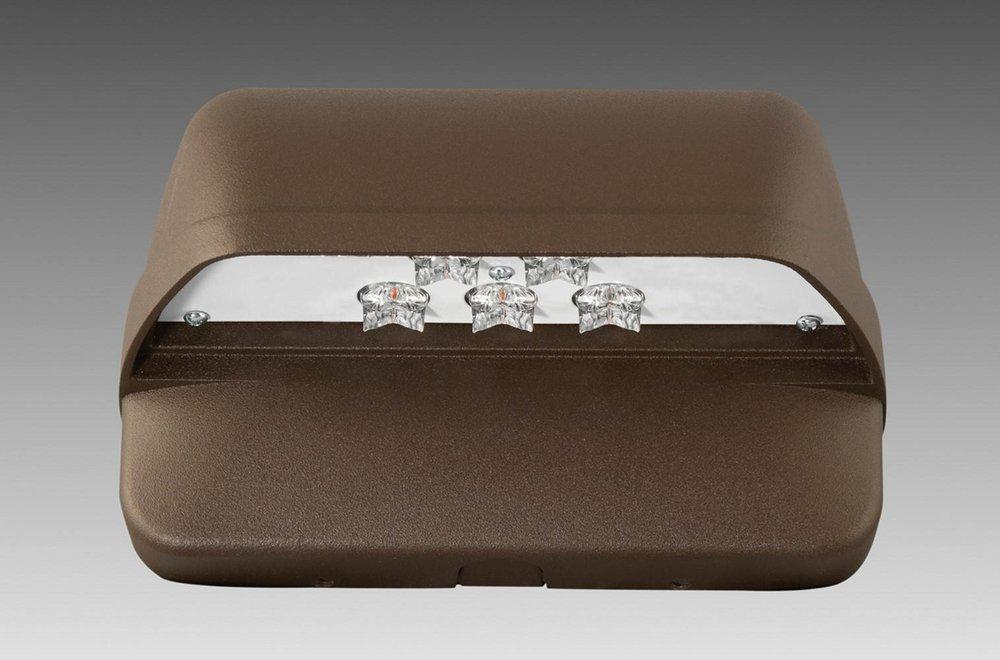 Hubbell Dark Bronze 5-1/4 in. 12.6W  5-Light Wall Lantern 