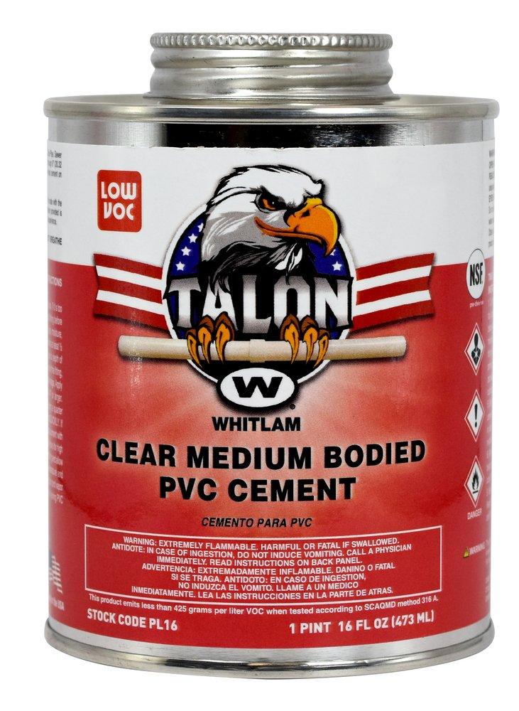 WHITLAM Clear Low Volatile PVC Medium-Bodied Cement 