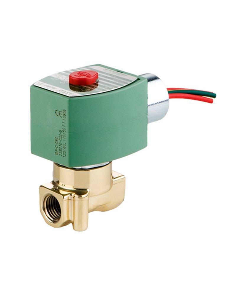 Asco Pneumatic Controls Solenoid Valve 210 psi 3-1/8 in. Brass and Stainless Steel 