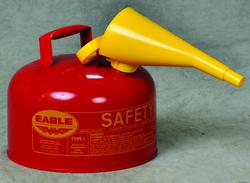 2.5 gal Hot Dipped Galvanized Safety Can for Storage in Red