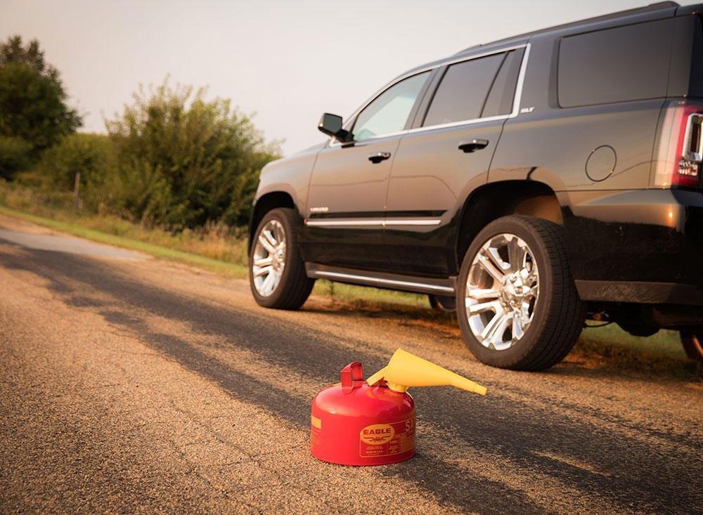 Eagle Red Hot Dipped Galvanized Safety Can for Storage in Red 