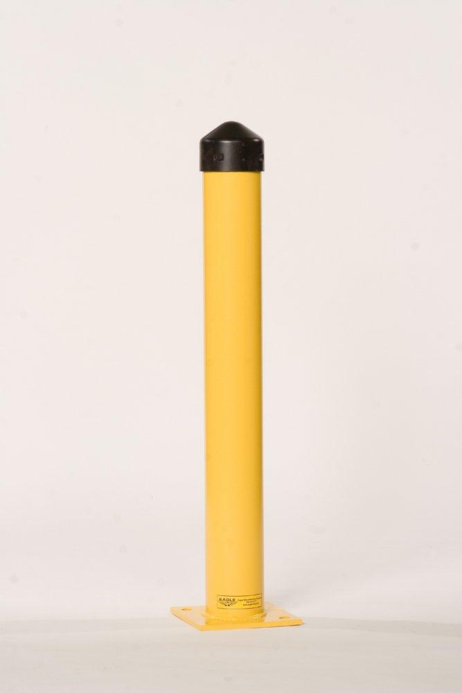 Eagle Yellow 4 in. Steel Bumper Post in Yellow 