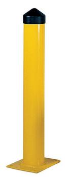 42 x 4 in. Steel Bumper Post in Yellow
