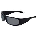ERB Safety Black Safety Glasses with Black Frame 