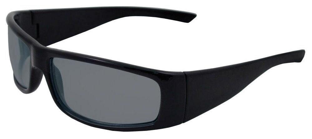 ERB Safety Black Safety Glasses with Black Frame 