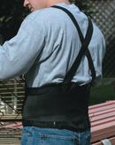 ERB Safety Black Back Support with Suspender in Black 
