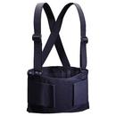 ERB Safety Black Back Support with Suspender in Black 