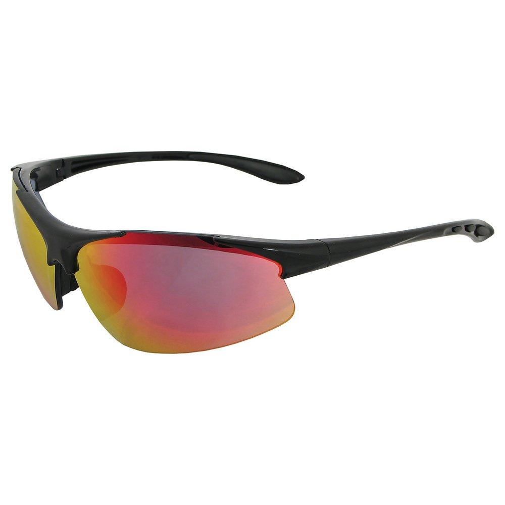ERB Safety Black Safety Glasses with Black Frame 