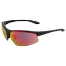 ERB Safety Black Safety Glasses with Black Frame 