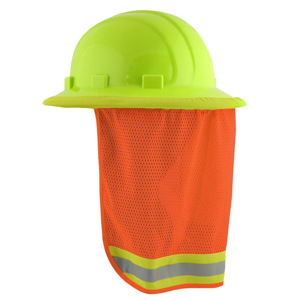 ERB Safety Hi-Viz Orange High-Visibility Mesh Neck Shield in Orange 