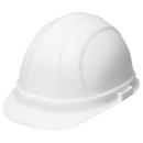ERB Safety White Cap Safety Helmet with Mega Ratchet 