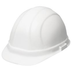 Cap Safety Helmet with Mega Ratchet in White