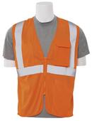 2XL CL2 VEST MESH HIVIZ Orange ZIP *Z 