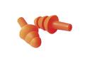 Orange Plastic Reusable Ear Plugs 